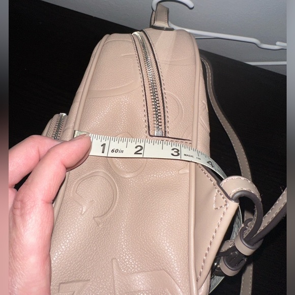 Guess Women’s Beige Faux Leather Backpack - Picture 7 of 8